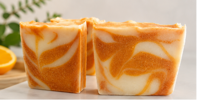 Orange Cream Artisan Botanical Soap